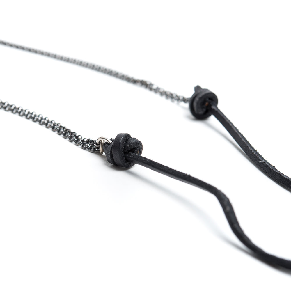 D'AMICO Collana Cuoio + Serpente Moda