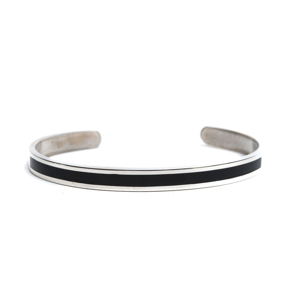 D'AMICO Bracciale Smalto Nero